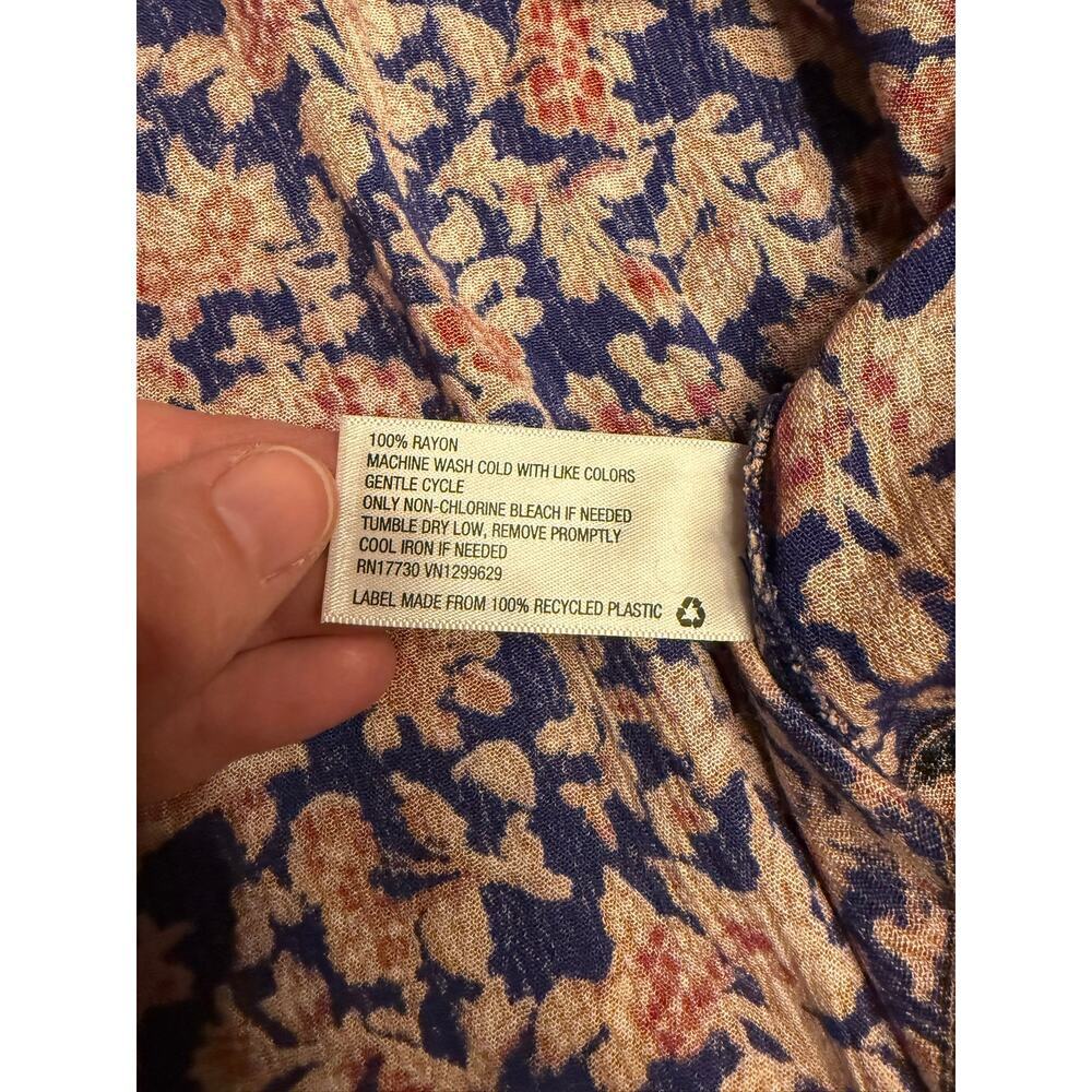 Knox Rose Boho Border Print LS Shirt Womens XL - Picture 9 of 9